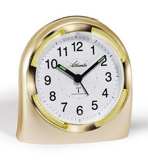 Atlanta Luxe wekker in goudkleur