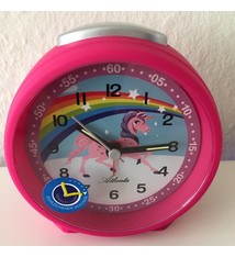 Atlanta Kinderwekker unicorn roze