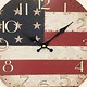 NiceTime Wandklok USA STAR AND STRIPES