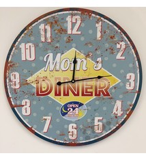 NiceTime Wandklok Mom's diner