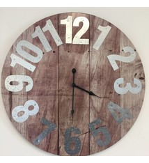 NiceTime Wandklok WOOD & METAL