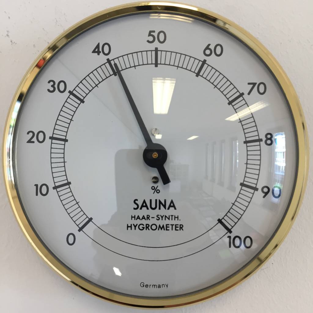 NiceTime Sauna Hygrometer 10,2 cm diameter