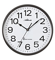 Atlanta Wandklok grijs modern design