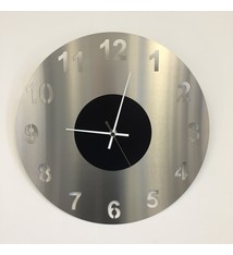 ChantalBrandO Wandklok Amsterdam Black Modern Design