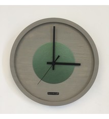 ChantalBrandO Wandklok Quinten Green Hammer Modern Design