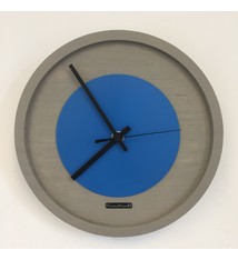 ChantalBrandO Wandklok Quinten BLUE Modern Design