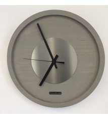 ChantalBrandO Wandklok Quinten Zilver Modern Design