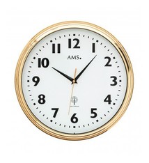 NiceTime Radiografische wandklok Ø 32 x 5 cm Goud modern design