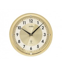 NiceTime Wandklok messing modern design