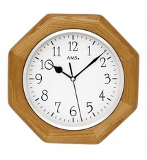 NiceTime Wandklok eiken modern design