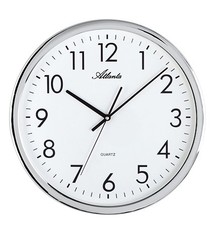 Wandklok Atlanta wit Modern Design