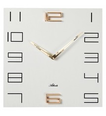 Wandklok Wit en Goud modern design