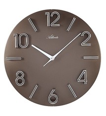 Atlanta Wandklok GREY Modern Design