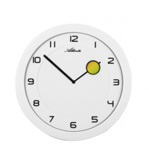 Atlanta Wandklok YELLOW POINTER MODERN DESIGN