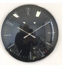 NiceTime Wandklok Black STYLUS Modern Design