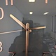 NiceTime Wandklok Silver & Copper Modern Design