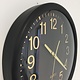 NiceTime Wandklok Black & Gold Modern Design