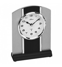 Atlanta Tafelklok Zwart en Zilver Design