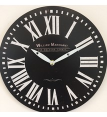 NiceTime Wandklok William Marchant VINTAGE RETRO NOIR