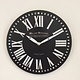 NiceTime Wandklok William Marchant VINTAGE RETRO NOIR