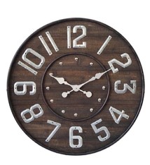 NiceTime Wandklok Barrel Wood vintage modern design