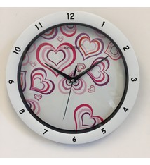 NiceTime Wandklok Purle Heart Modern Design