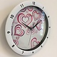 NiceTime Wandklok Purle Heart Modern Design