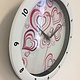 NiceTime Wandklok Purle Heart Modern Design