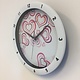 NiceTime Wandklok Purle Heart Modern Design