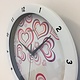 NiceTime Wandklok Purle Heart Modern Design