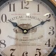 NiceTime Wandklok retro Chateau Margaux Vintage