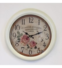 NiceTime Wandklok Parfum Retro Vintage