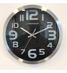 NiceTime Wandklok Swiss Black 25