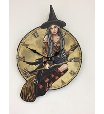 NiceTime Kinderklok Heks op bezemsteel