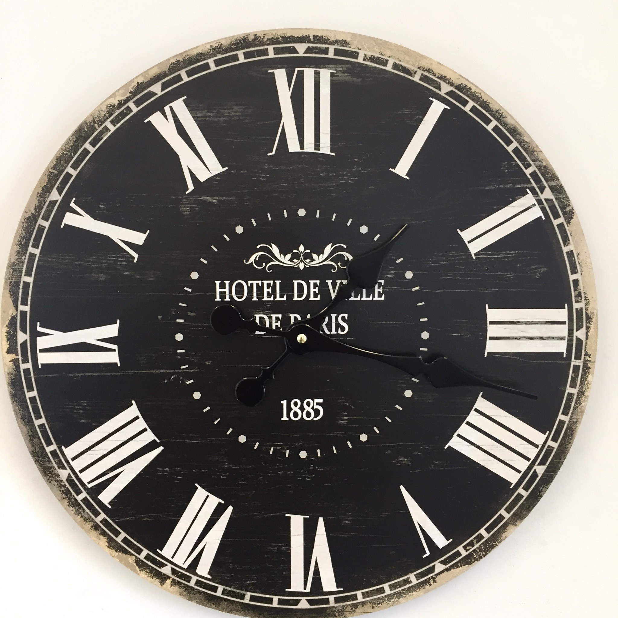 NiceTime Wandklok hotel de Ville 1885 Vintage Industrieel