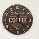 NiceTime Wandklok Coffee Brown Vintage Industrieel