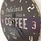 NiceTime Wandklok Coffee Brown Vintage Industrieel