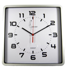 Pevanda Wandklok Carree Argent Modern Design