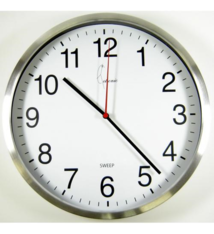 Cetronics Wandklok Silver Dust Modern Design