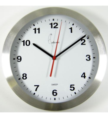 Cetronics Wandklok Silver Rain Modern Design