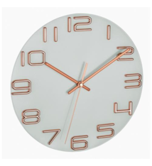 TFA Wandklok Golden Dreamz Modern Design