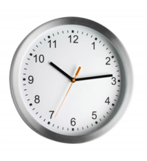 TFA Wandklok Aluminium Modern Design