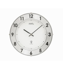 AMS Wandklok Silver Lake Modern Design