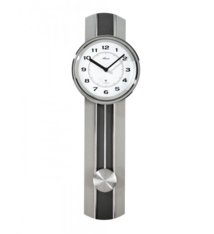 Wandklok met slinger GREY modern design