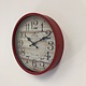 NiceTime Wandklok Vinclos Rouge Vintage Design