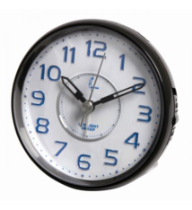 Cetronics Wekker ROUND BLACK modern design