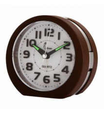 Cetronics Wekker ROUND Design Brown