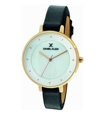 Daniel Klein Dames Dames horloge BLACK & GOLD DESIGN