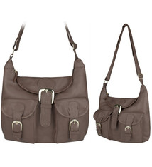 ChantalBrandO Dames Handtas Elysee Design   Bruin