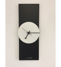 ChantalBrandO Wandklok Black-Line  & White